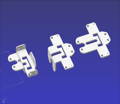 三次元CAD/CAMシステムによる<br>順送型スケルトン展開イメージ 